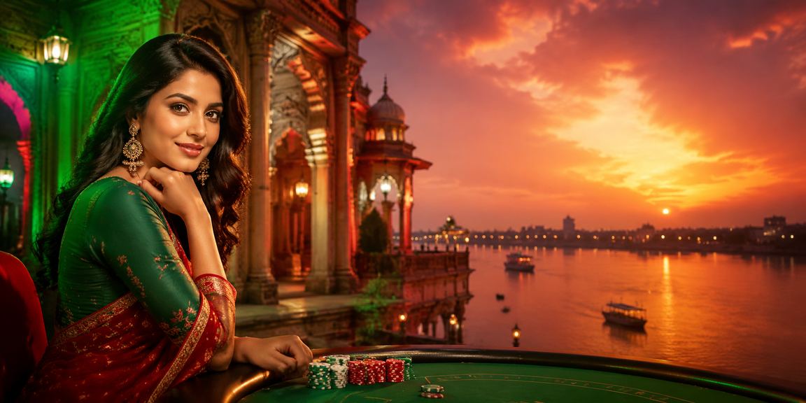 রংপুরে লাল-সবুজ পটভূমিতে baccarat টেবিলে হাই রোলার বেটিং সেশন চলছে