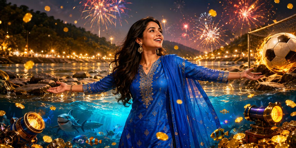 সিলেটে সালোয়ার কামিজ পরিহিত একজন খেলোয়াড় মোবাইলে ফিশিং গেম খেলছেন